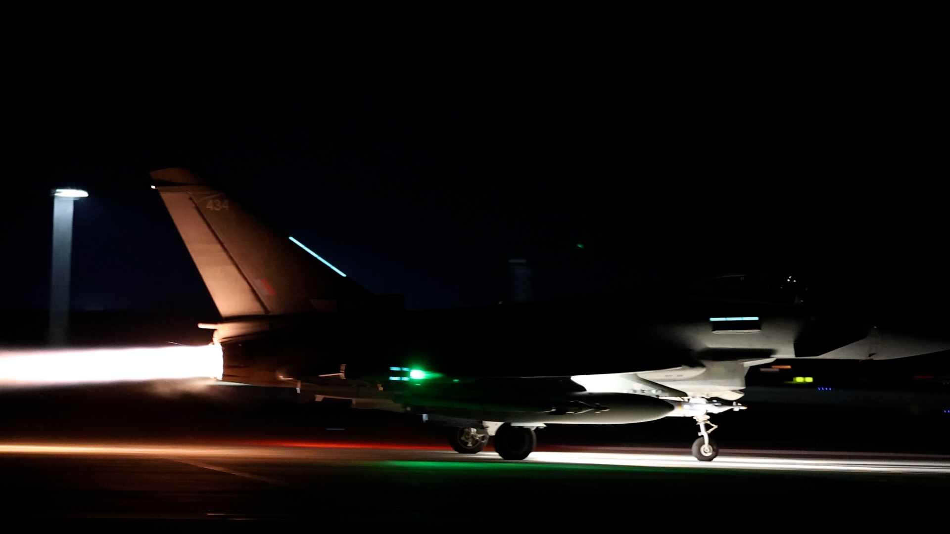 RAF aircraft took part in the latest round of strikes against Houthi rebels (Picture: MOD).