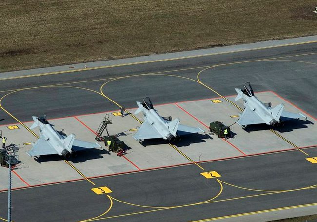RAF Typhoons In Estonia