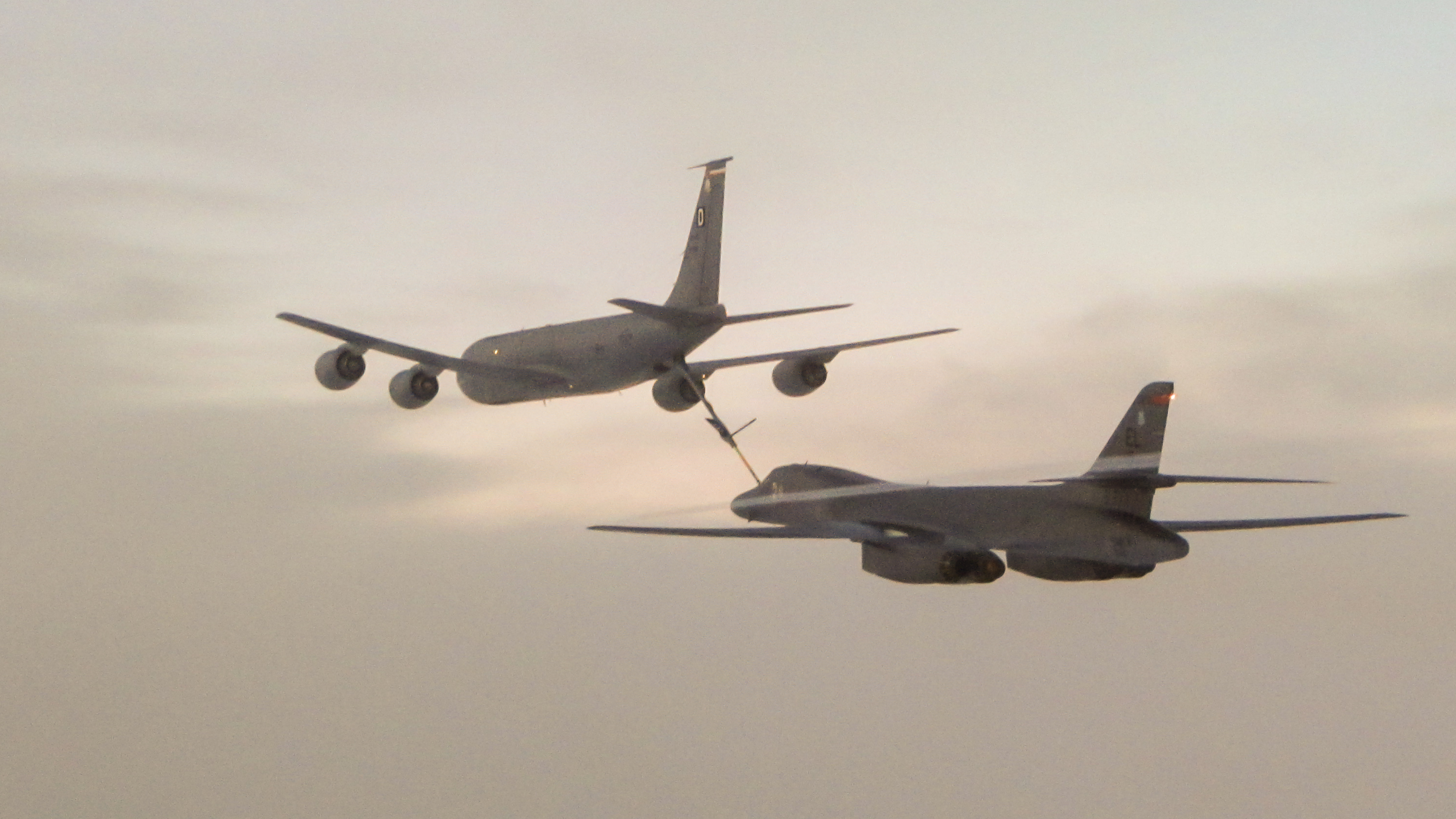 The RAF escorted the bombers towards the Baltic region (Picture: RAF).