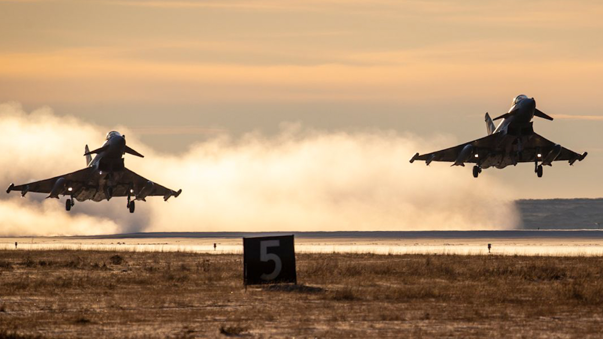 RAF Typhoons depart Iceland after NATO Air Policing mission (Picture: RAF).