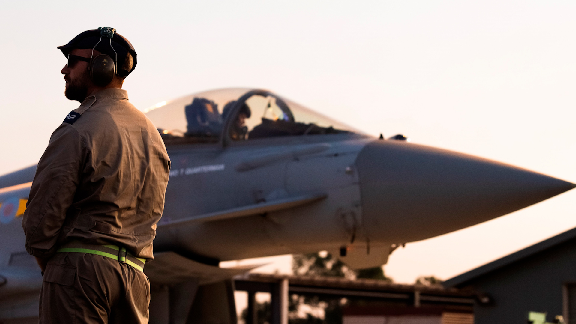 RAF Typhoons from XI (Fighter) Squadron train with Royal Australian Air Force Darwin 170724 CREDIT RAF