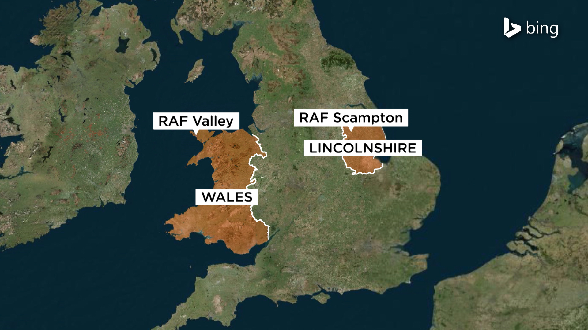 It is understood the RAF Red Arrow Hawk was flying from RAF Valley back to RAF Scampton when it crashed.