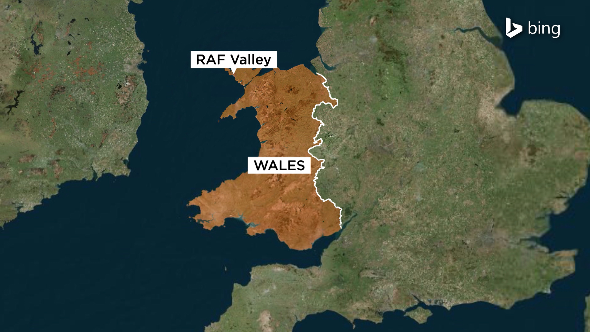 The crash happened at RAF Valley in north-west Wales. 