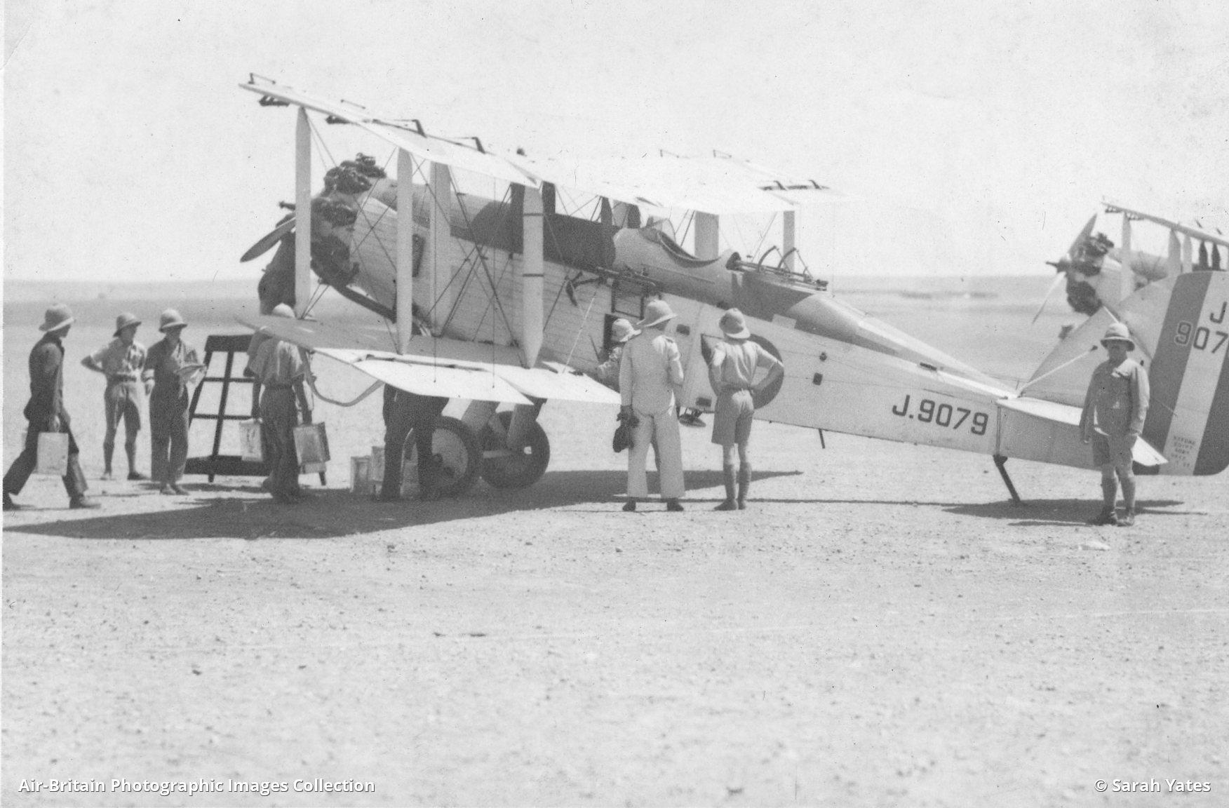An RAF Westland Wapiti aircraft operating out of RAF Hinaidi near Baghdad, Iraq, around 1930 (Picture: RAF/Sarah Yates).