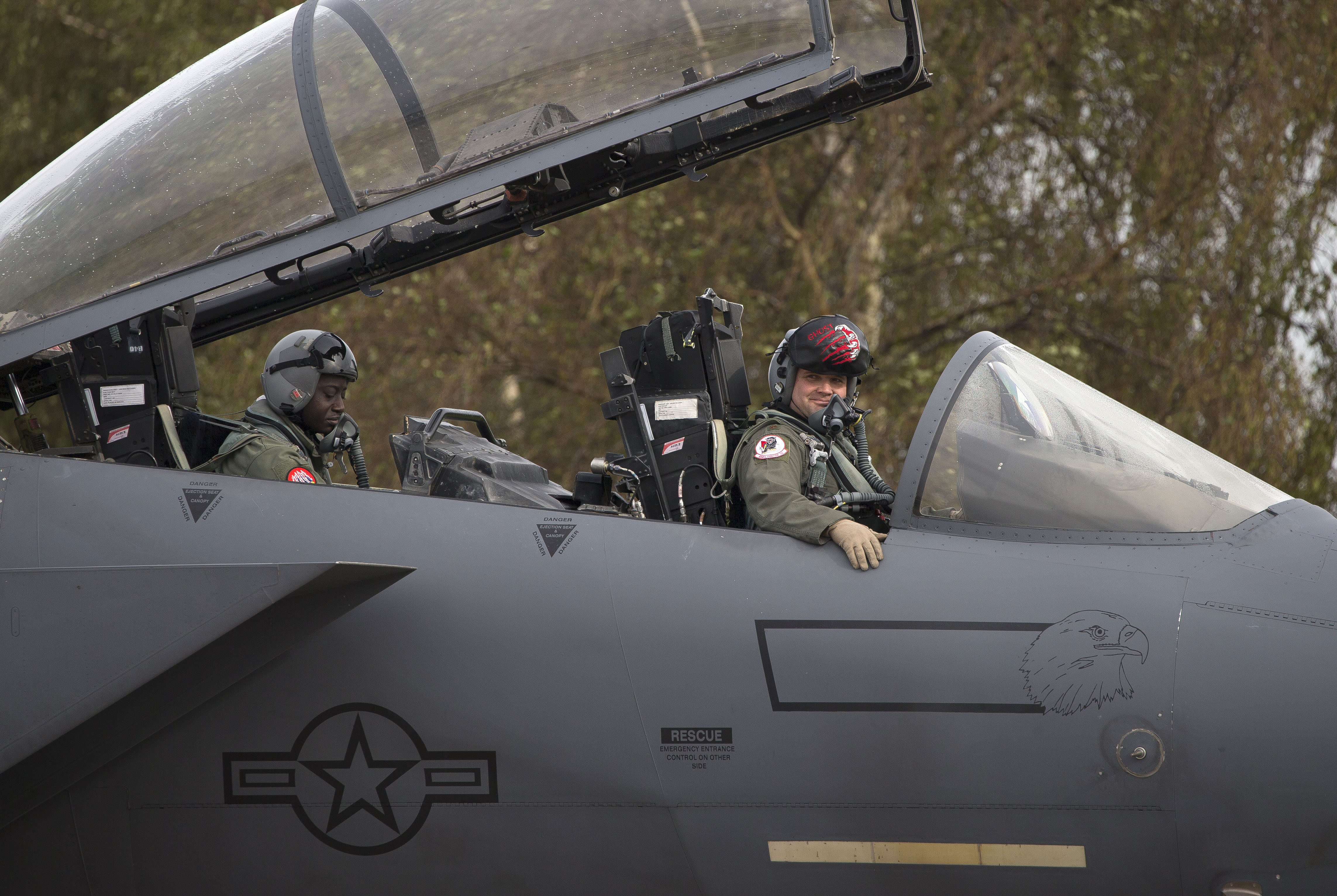 USAF personnel on Mission Assurance Exercise (Picture: RAF).