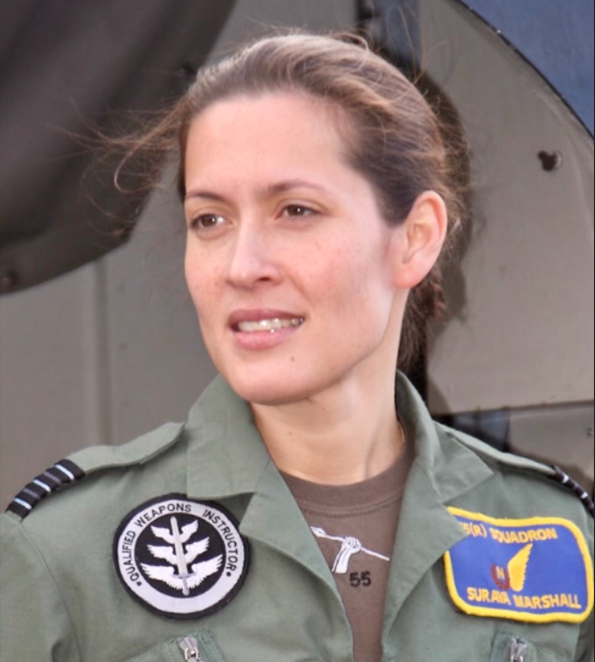RAF appoints first woman to command an 'operational' air group Suraya Marshall OC 55(R) Sqn DATE UNKNOWN CREDIT RAF.png