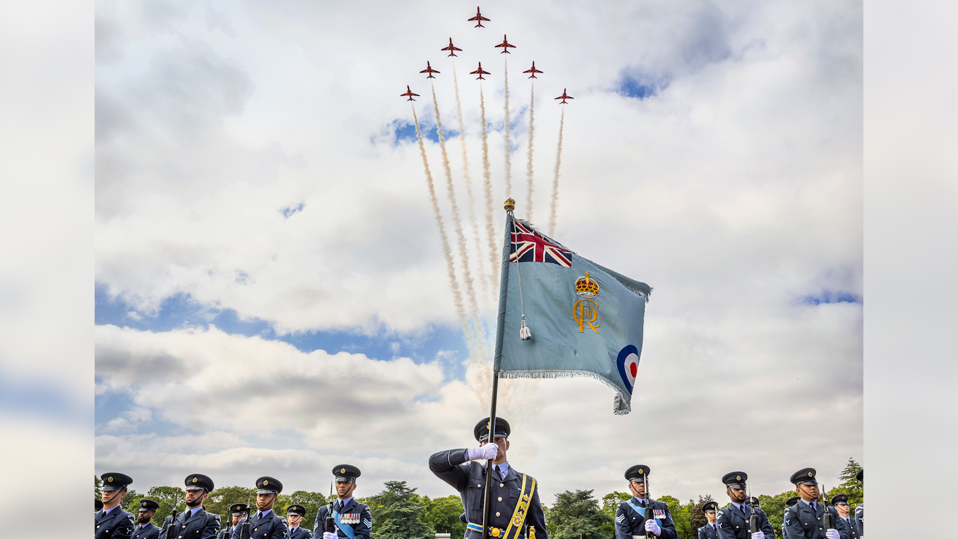 RAF command ceremony featured a unique parade with a flypast 02062023 CREDIT RAF