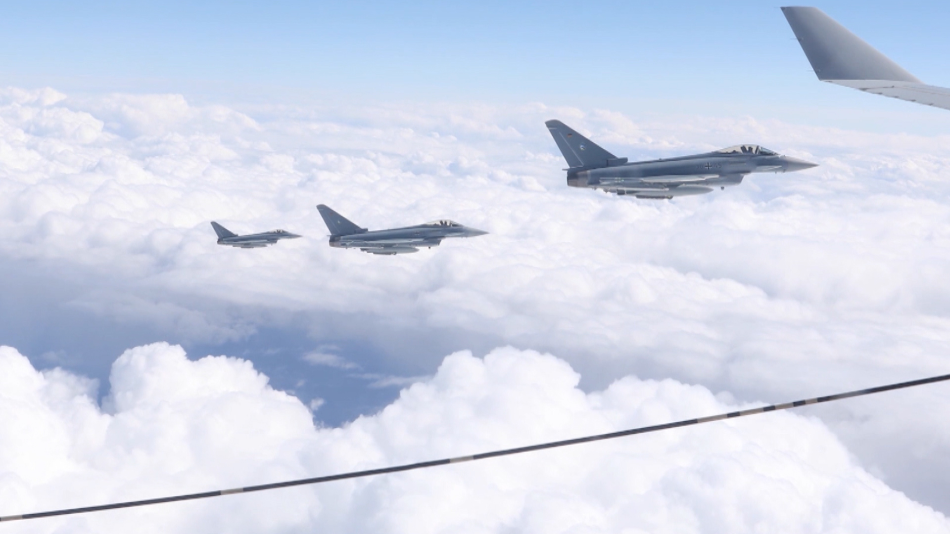 RAF jets in Sweden on Arctic Challenge (Picture: RAF).