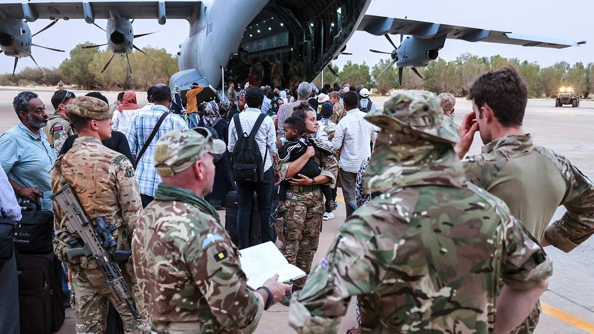 RAF regiment soldier Sudan evacuation 01052023 Credit MOD.jpg
