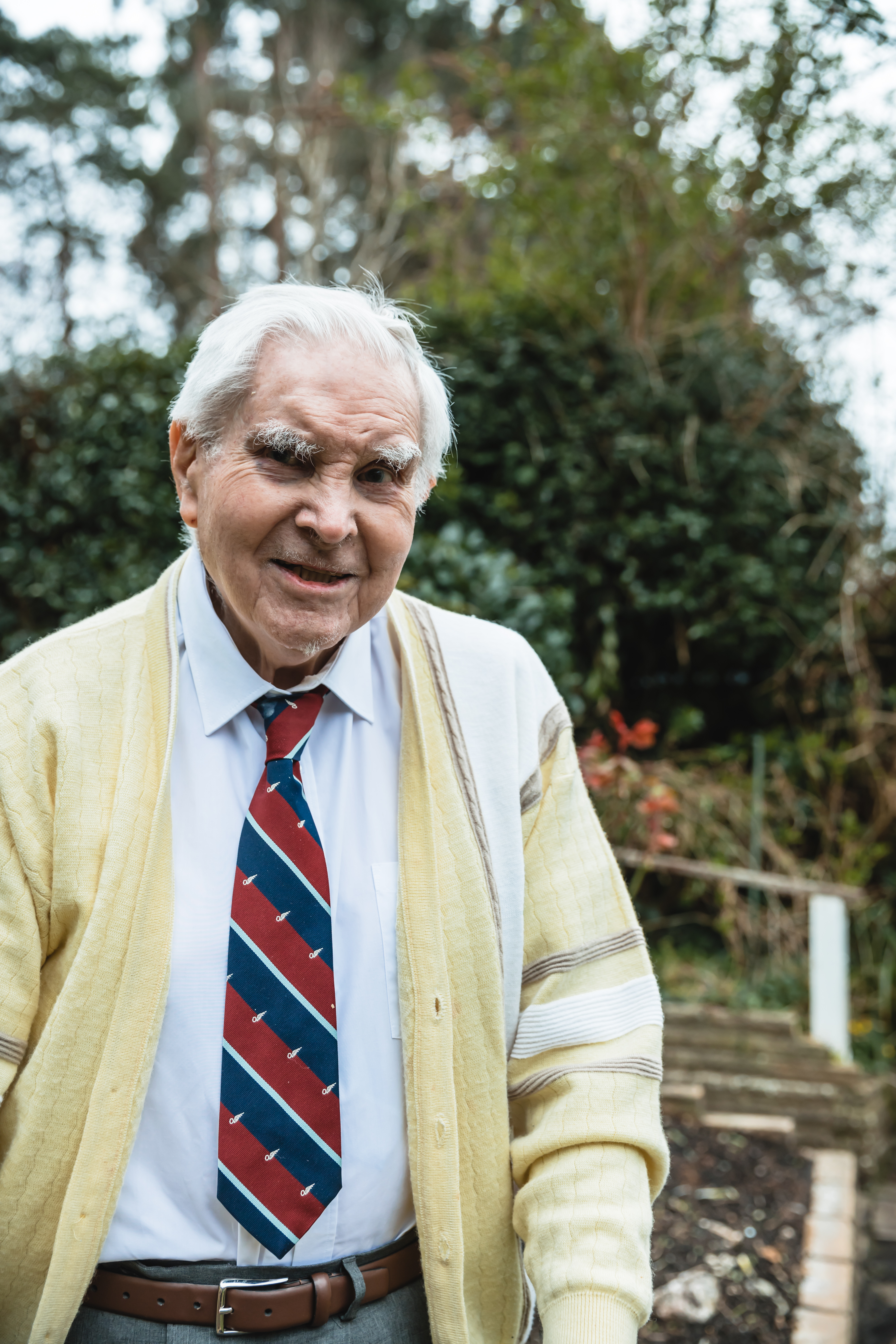 Mr Booker went on to work for British intelligence during the Cold War, later being made an MBE (Picture: SSAFA).