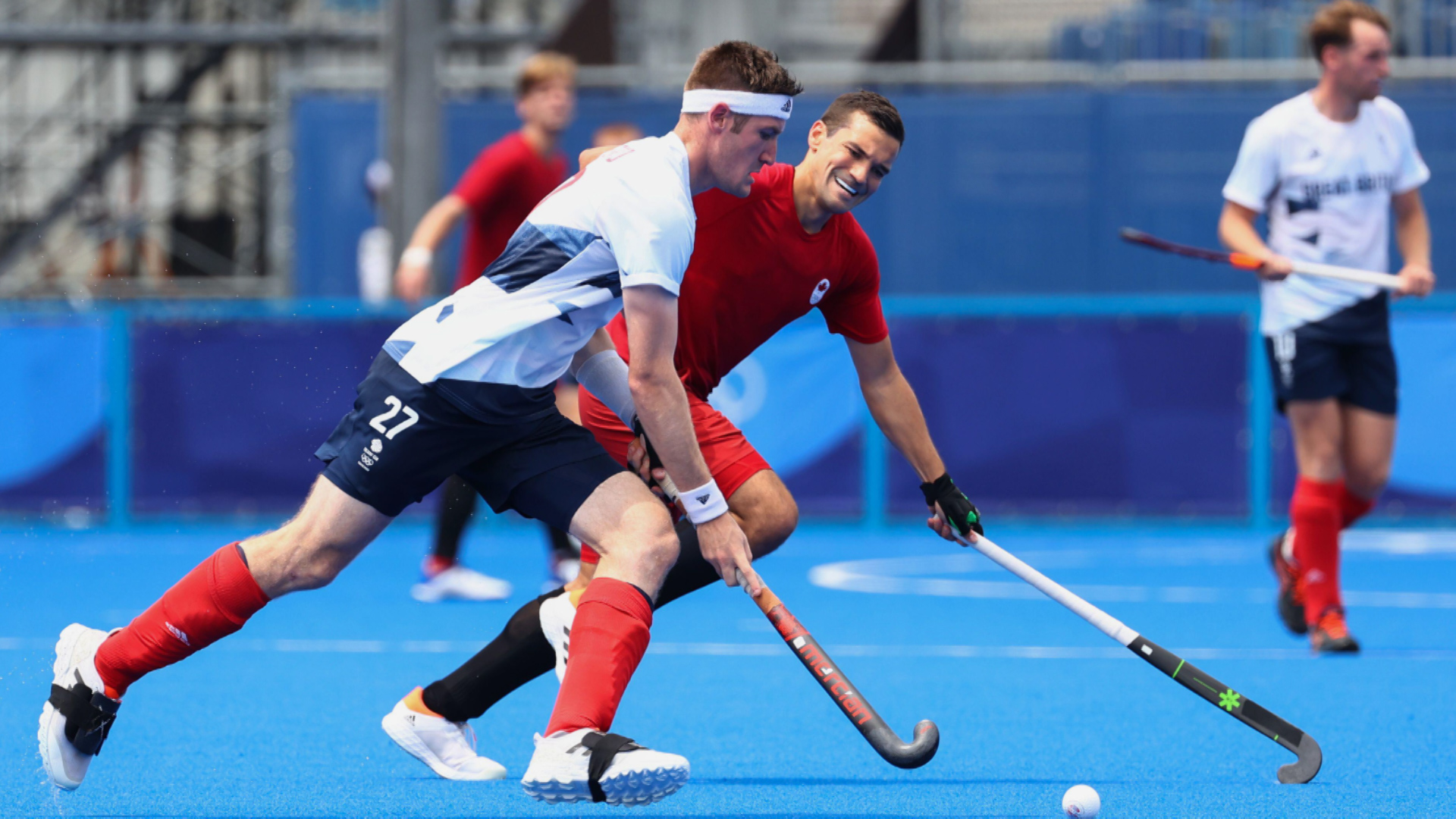 RAF's Liam Sanford in action for Team GB against Canada at the Tokyo Olympics (Picture: REUTERS Alamy Stock Photo).