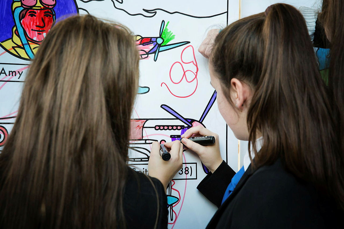 Children taking part in an RAF Youth & Stem Programme event in Scotland in 2017 (Picture: Crown Copyright | SAC Charlotte Hopkins).