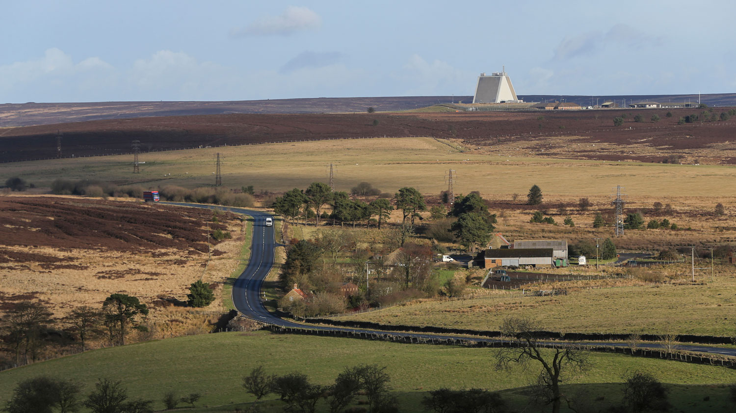 RAF Fylingdales on the North Yorkshire Moors CREDIT Crown Copyright