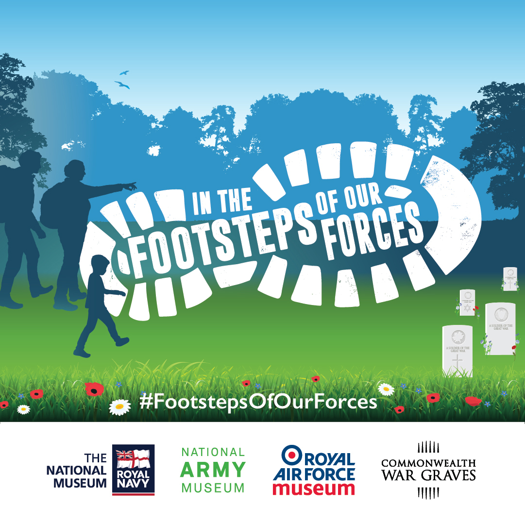 Armed Forces Day in the Footsteps of the Forces banner for 2021