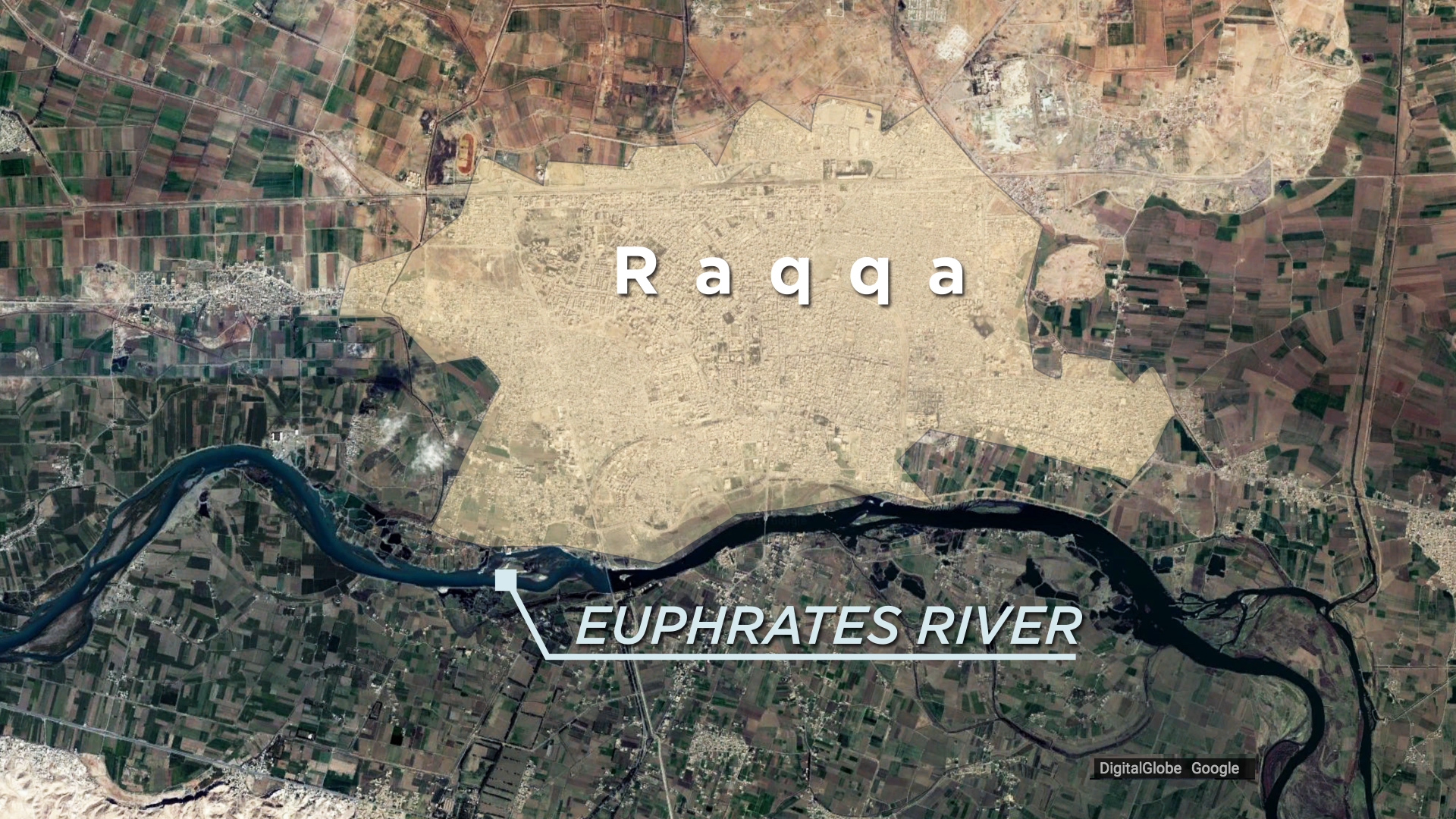 Raqqa map