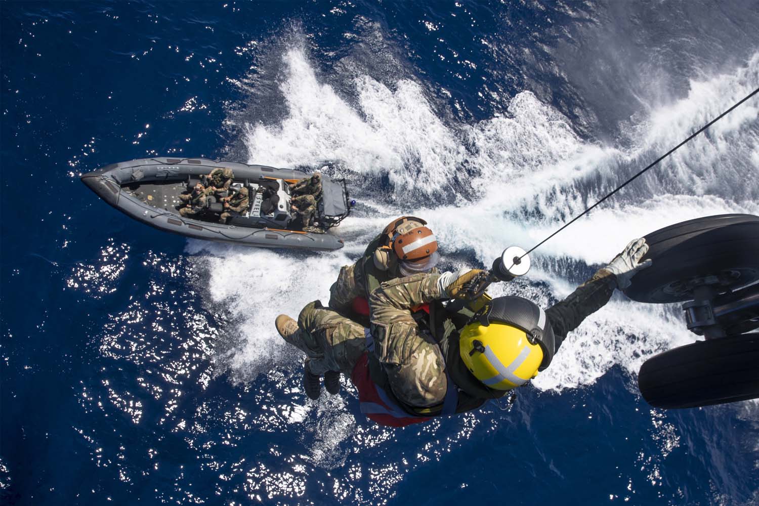 RFA Argus trains in Preparation for Storm season 15092020 CREDIT ROYAL NAVY