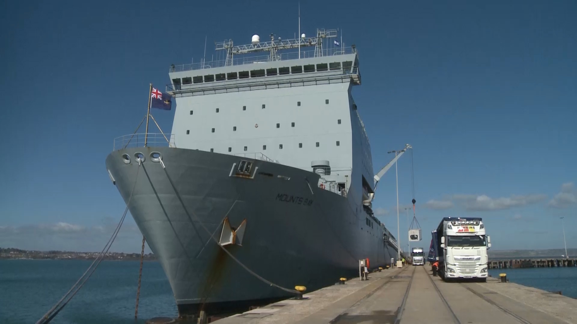 The ship will undergo a refit next month. 