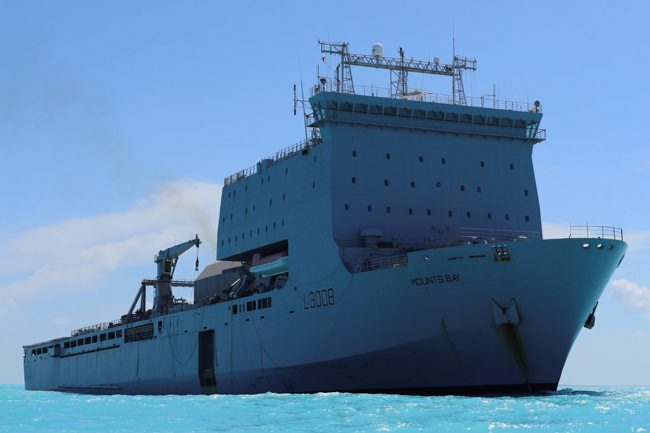 RFA Mounts Bay in the Bahamas 050919 CREDIT MOD