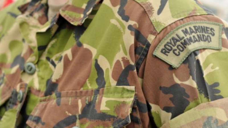 Mr Healey blamed his hearing loss to his time in the Royal Marines (Picture: MOD).