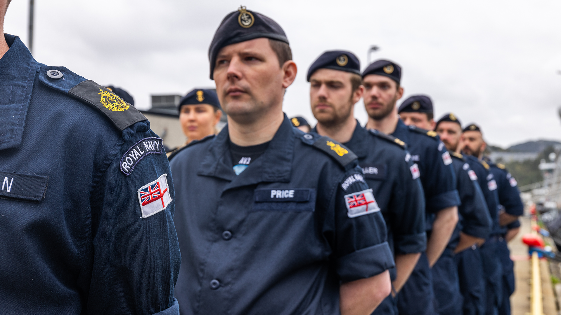 RN crew aboard Norwegian frigate Roald Amundsen CREDIT Forsvaret