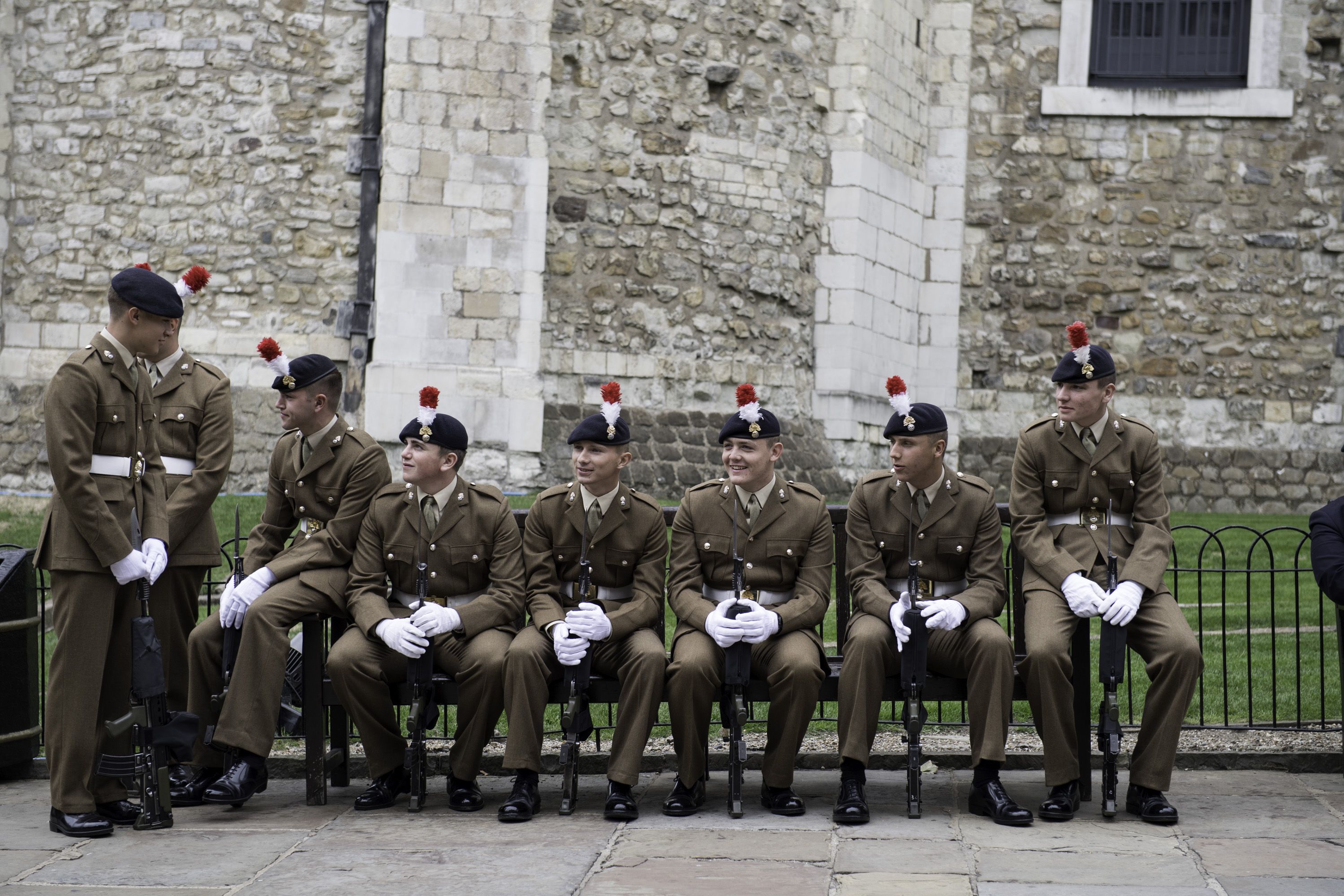 The Fusiliers Regimental HQ is at the Tower of London