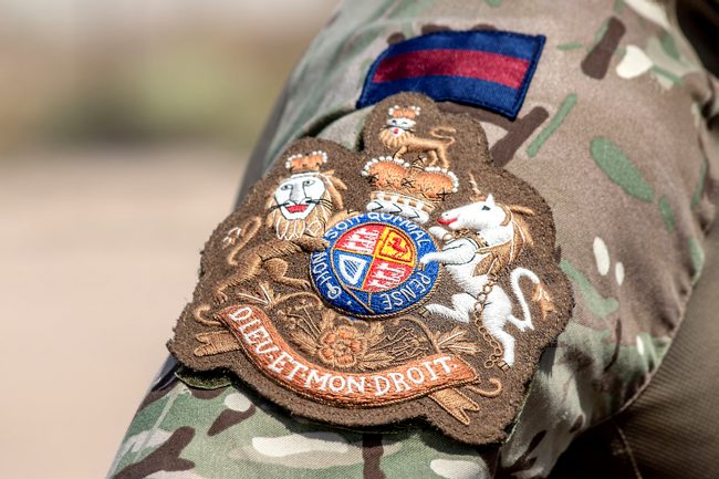 RSM Badge: Picture MoD/Crown Copyright
