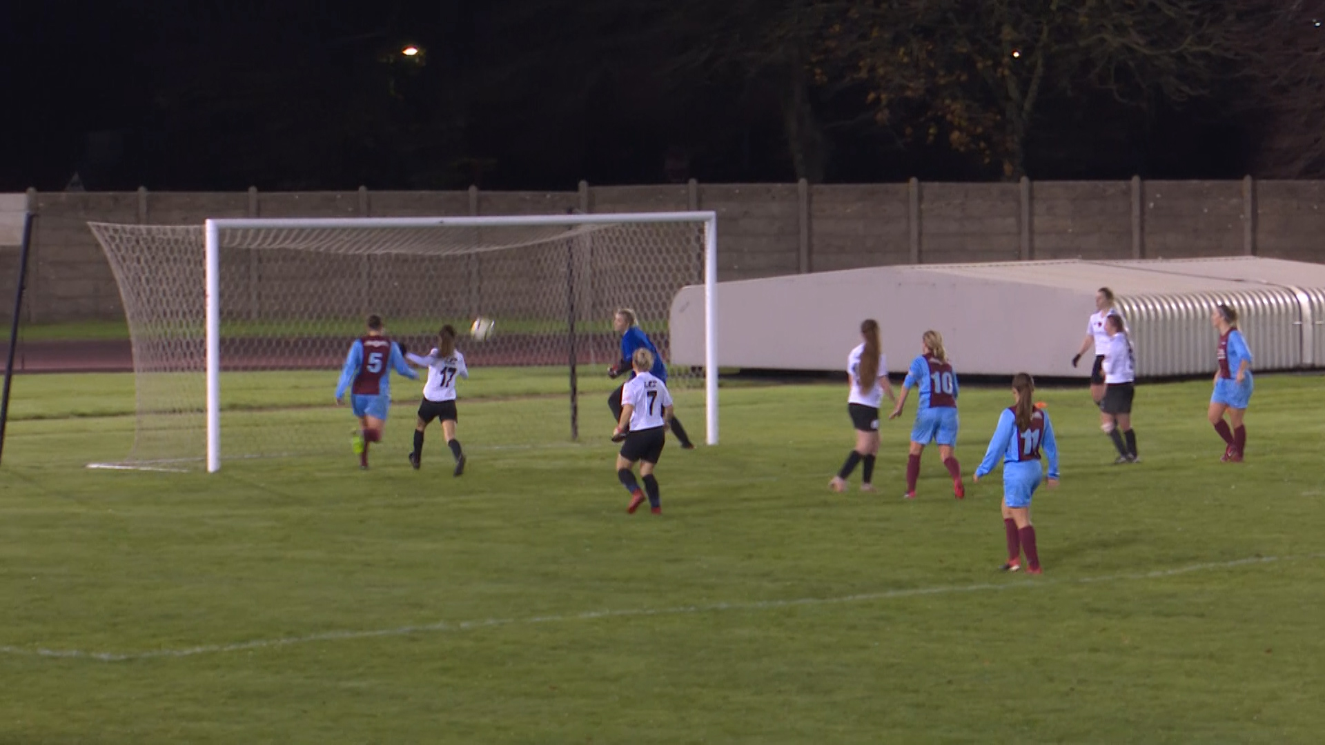 Rachel Howes claimed a goal on the line after Mollie Hill's mistake.