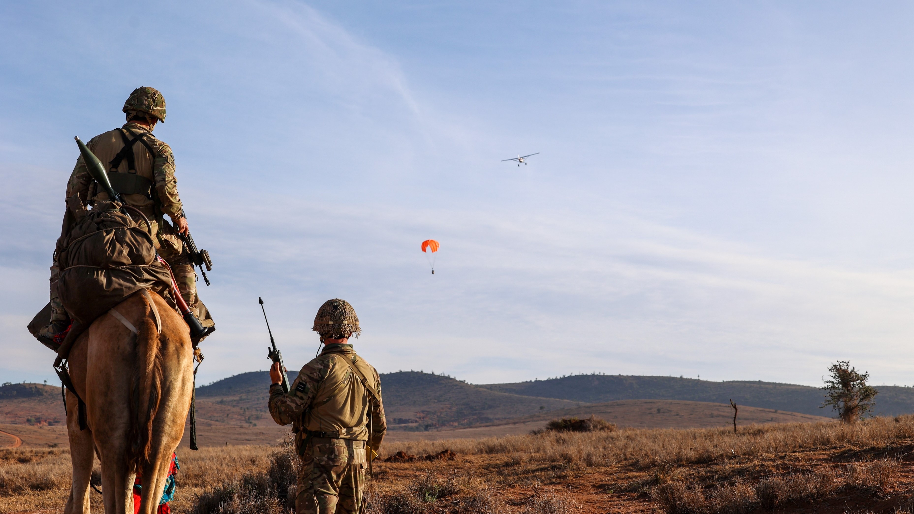Ranger Regiment have trained in a wide variety of environments, including the desert 30112022 CREDIT Army, MOD