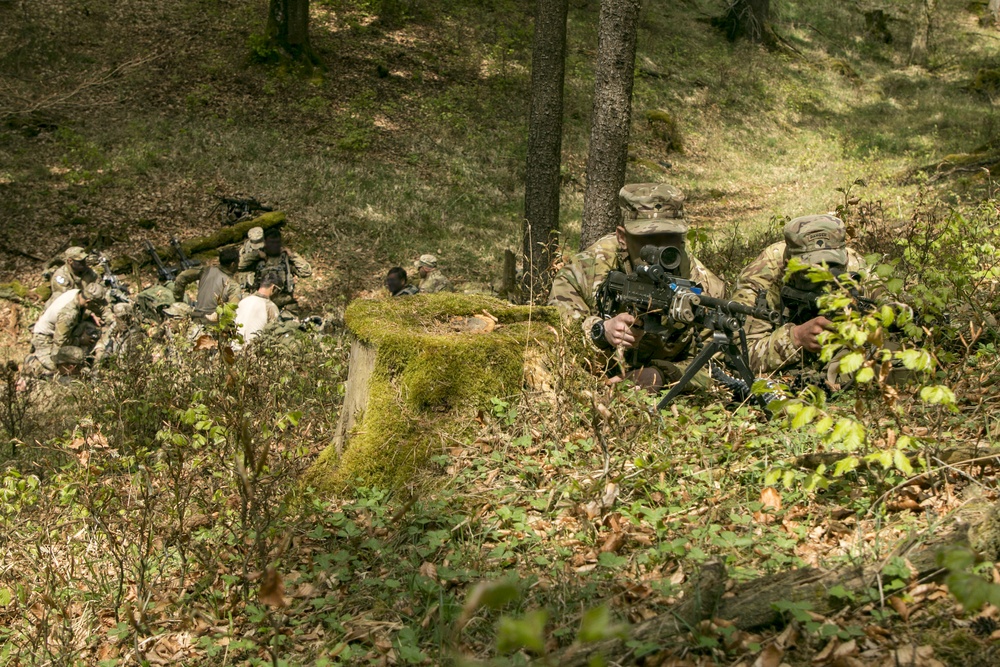 US Rangers training in Germany in 2018