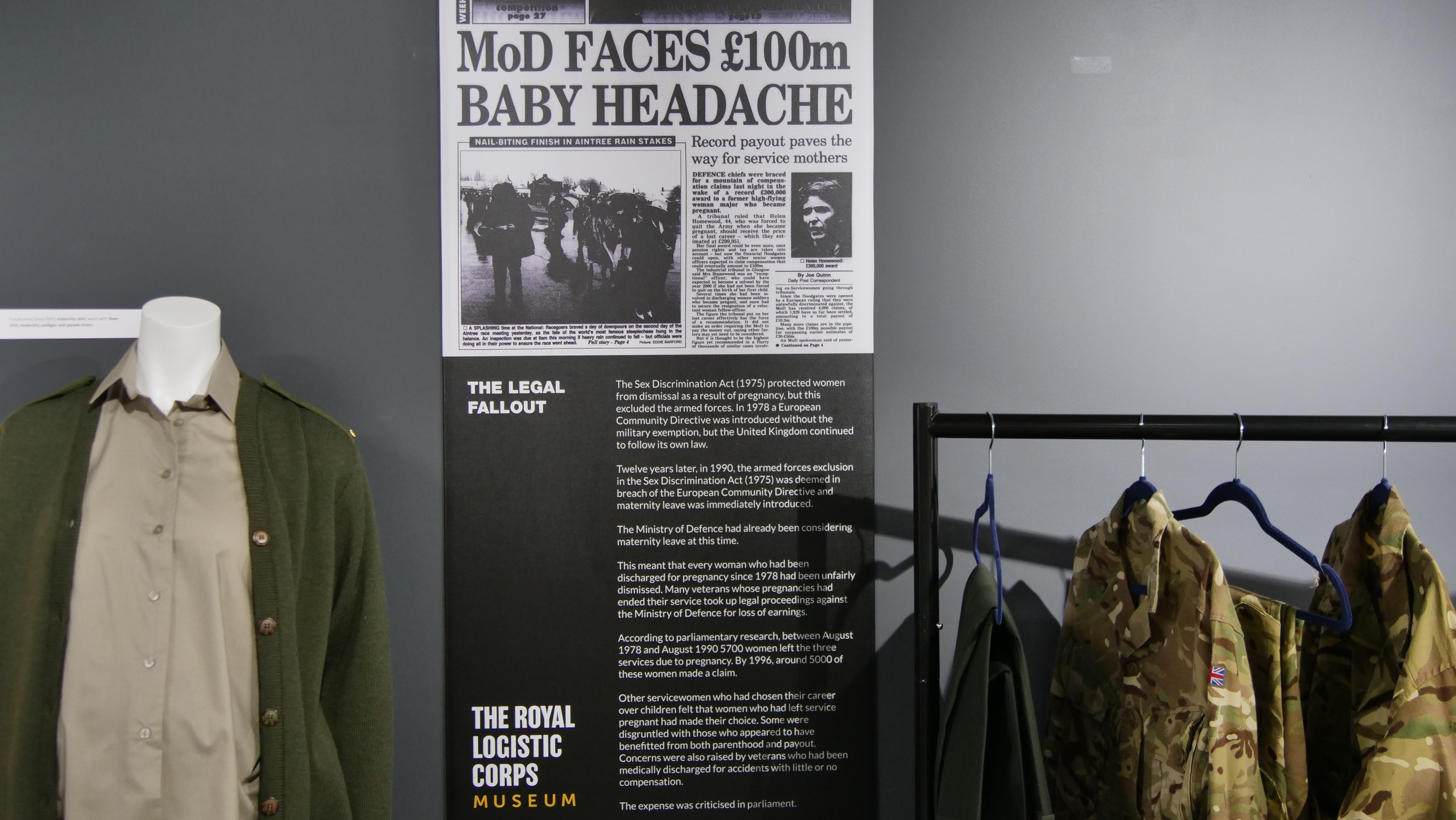 Rations for Two exhibition at the Royal Logistics Corps museum 110124 CREDIT BFBS