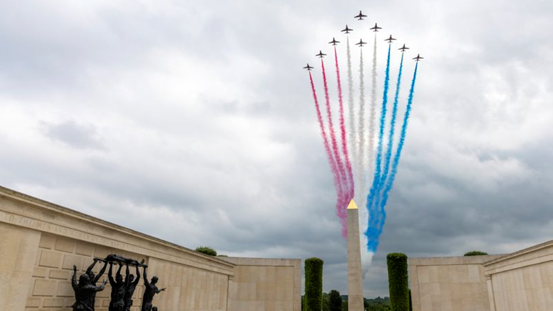 Red Arrows Armed Forces Day 2021 National Memorial Arboretum Staffordshire 260621 CREDIT MOD