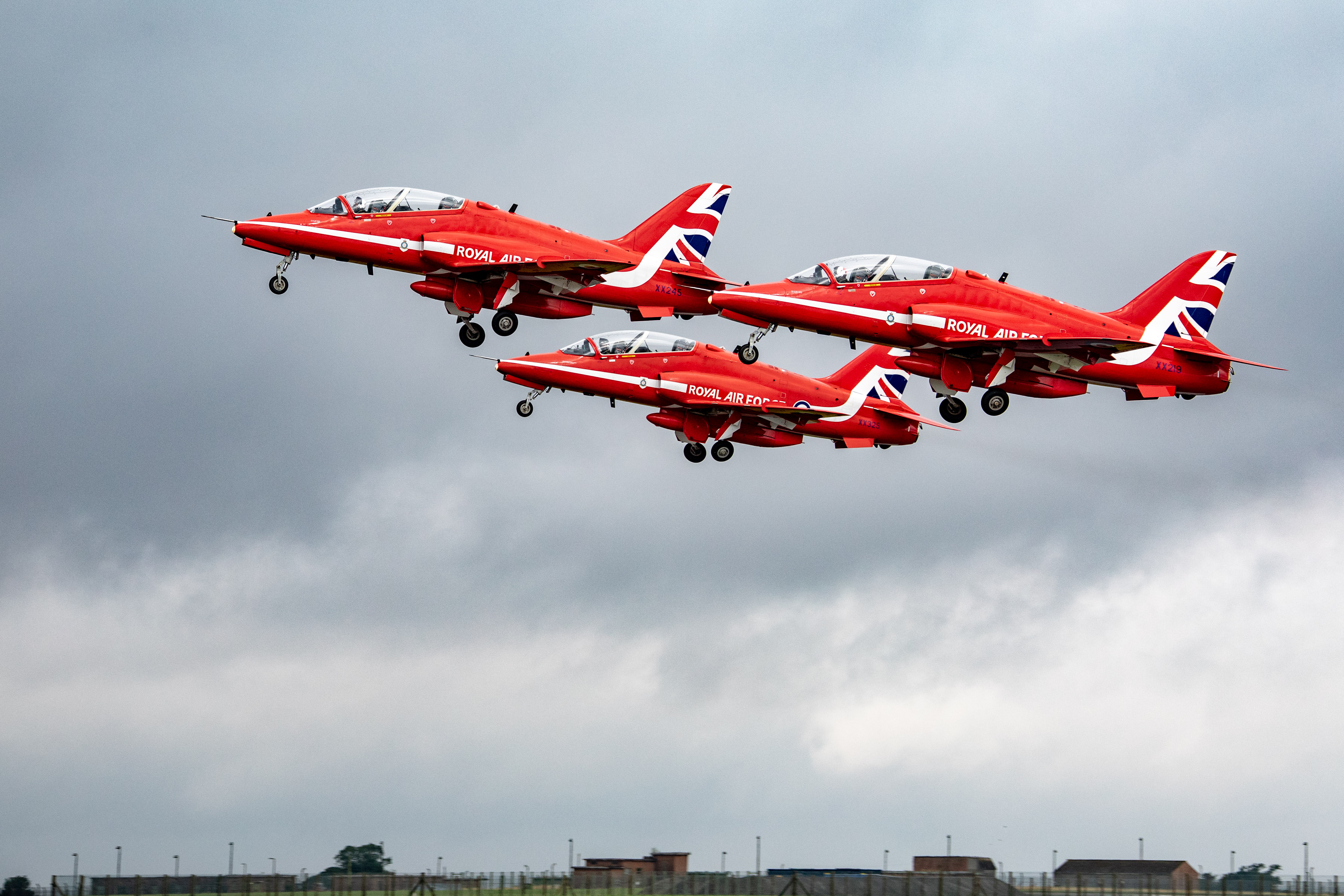 RAF Scampton will have been home to the Red Arrows for almost 40 years when it closes its doors in 2022 (Picture: MOD).