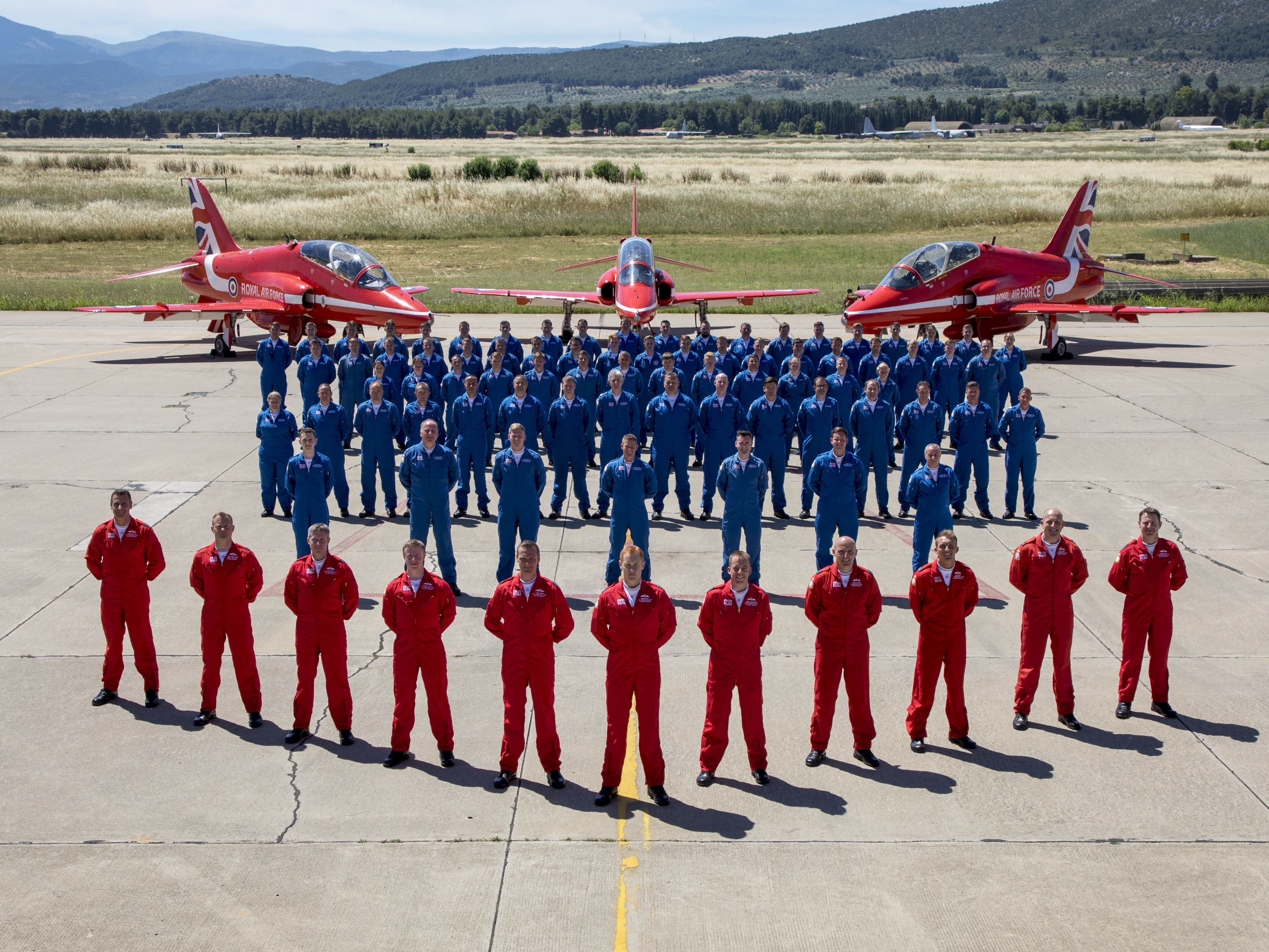 The Red Arrows were given the approval to perform after being granted a Public Display Authority (Picture: MOD).
