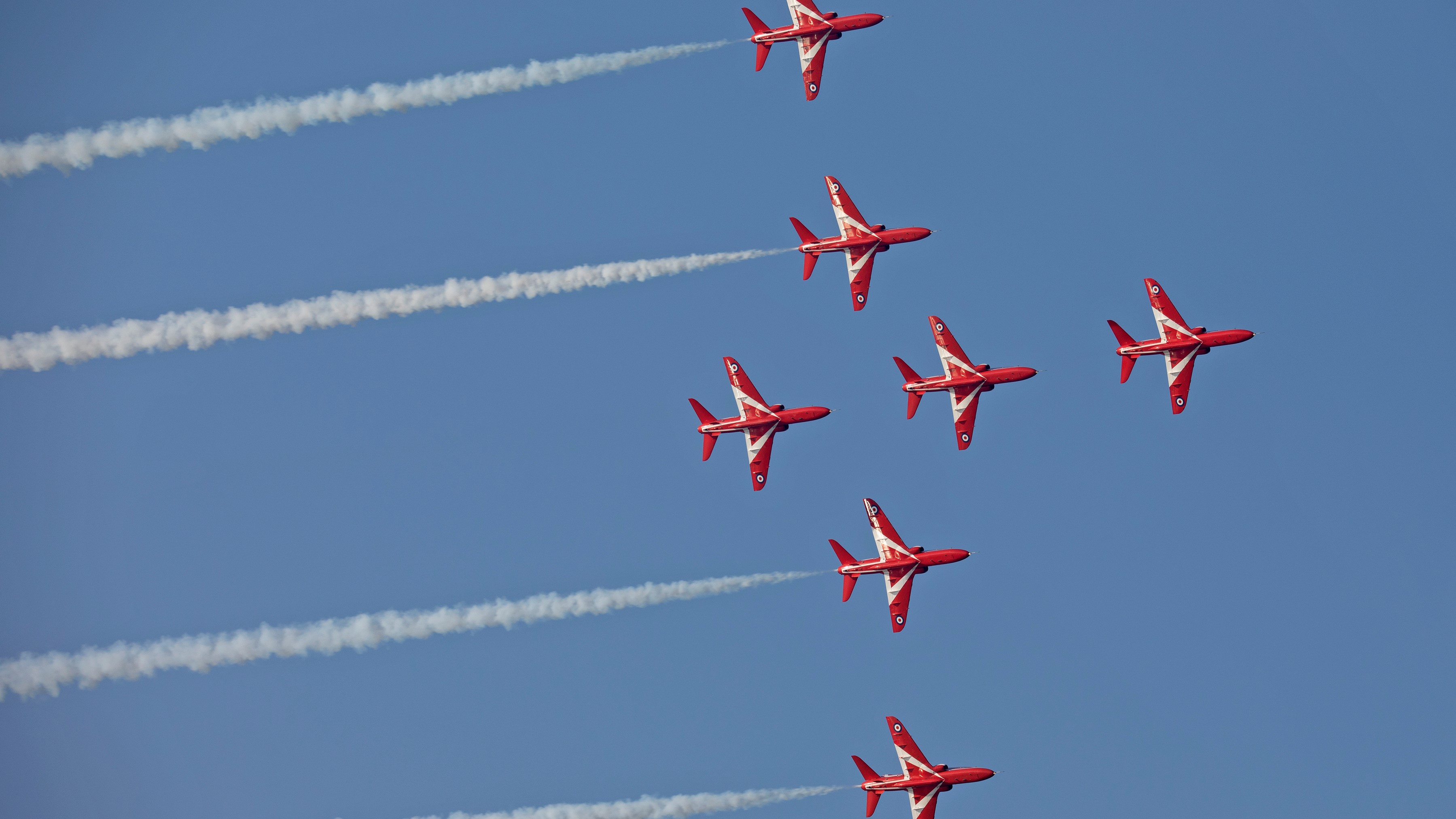 The Red Arrows have been training in Greece ahead of the Platinum Jubilee celebrations