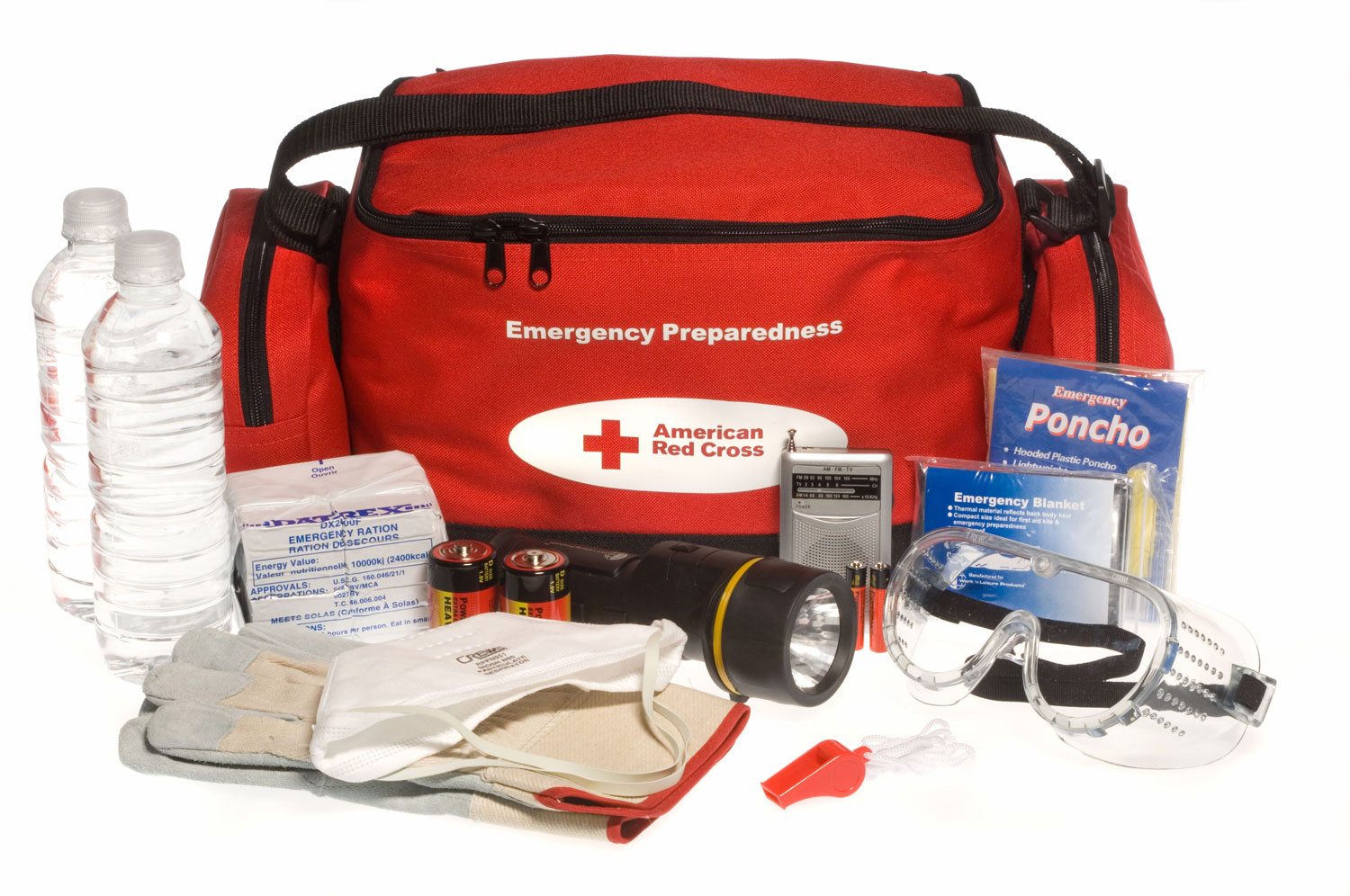 Red Cross survival kit
