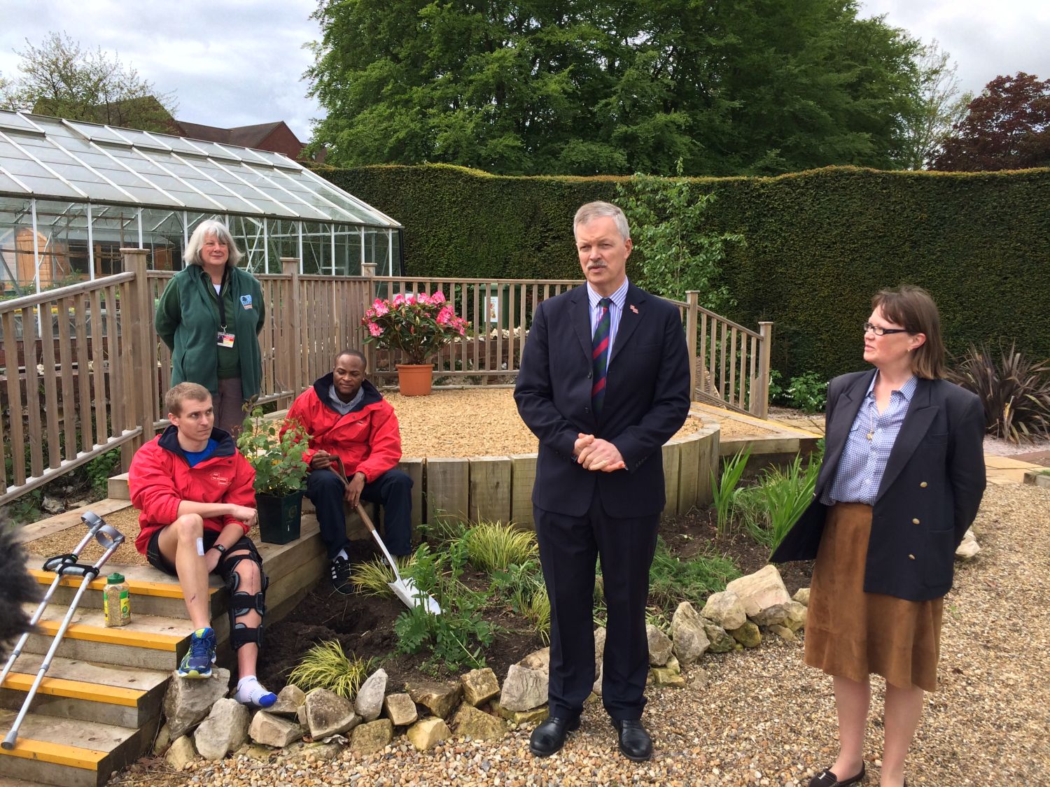 New Rehabilitation Garden Opened at Headley Court