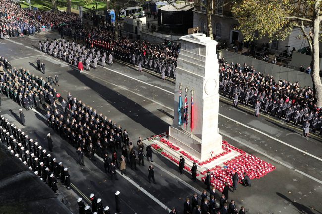Remembrance Day at the Cenotaph 2018 111118 Credit MOD