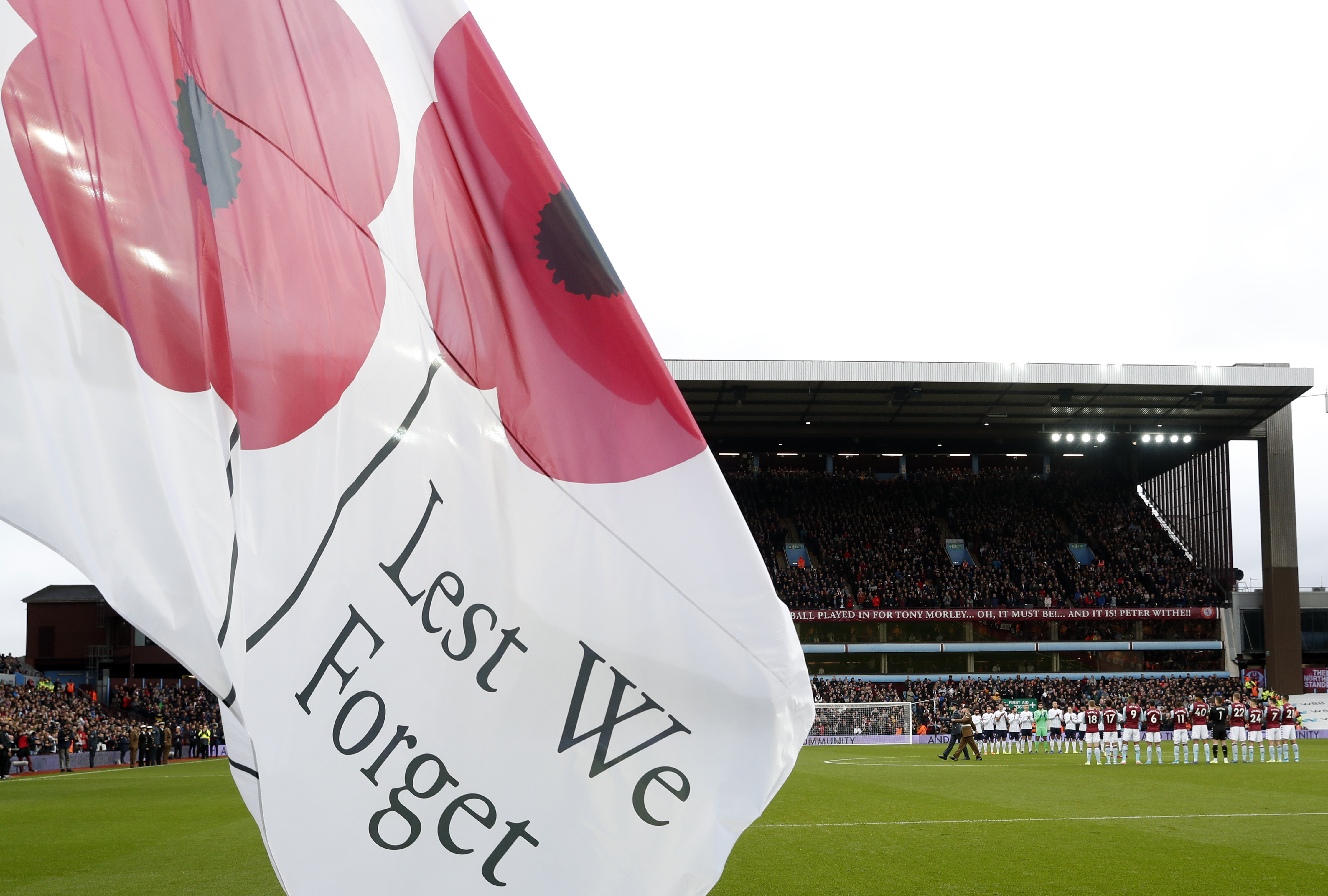 Remembrance Premier League Aston Villa vs Liverpool Credit PA 04112019.jpg 