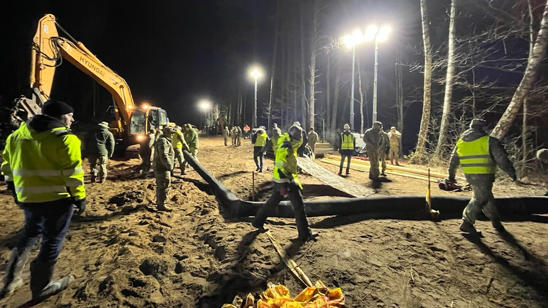 Rescue effort to recover bodies of missing US soldiers in Lithuania