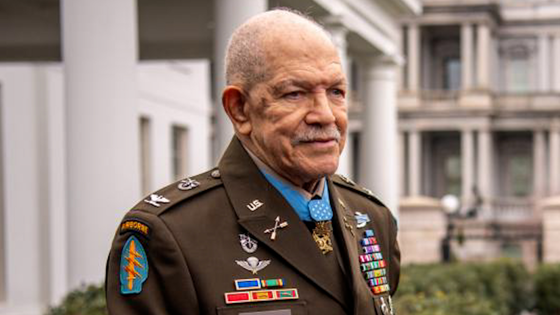 Retired US Army Colonel Paris Davis Vietnam War awared Medal of Honor 030323 CREDIT The White House Twitter