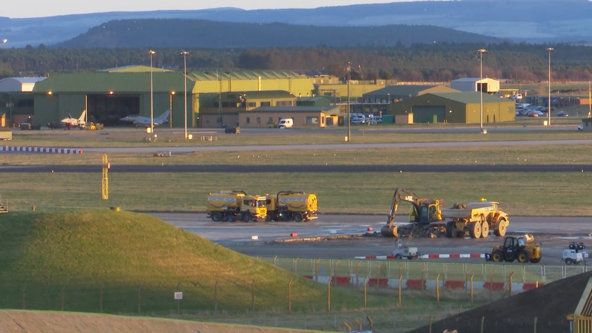 Cover image: Construction work at RAF Lossiemouth.