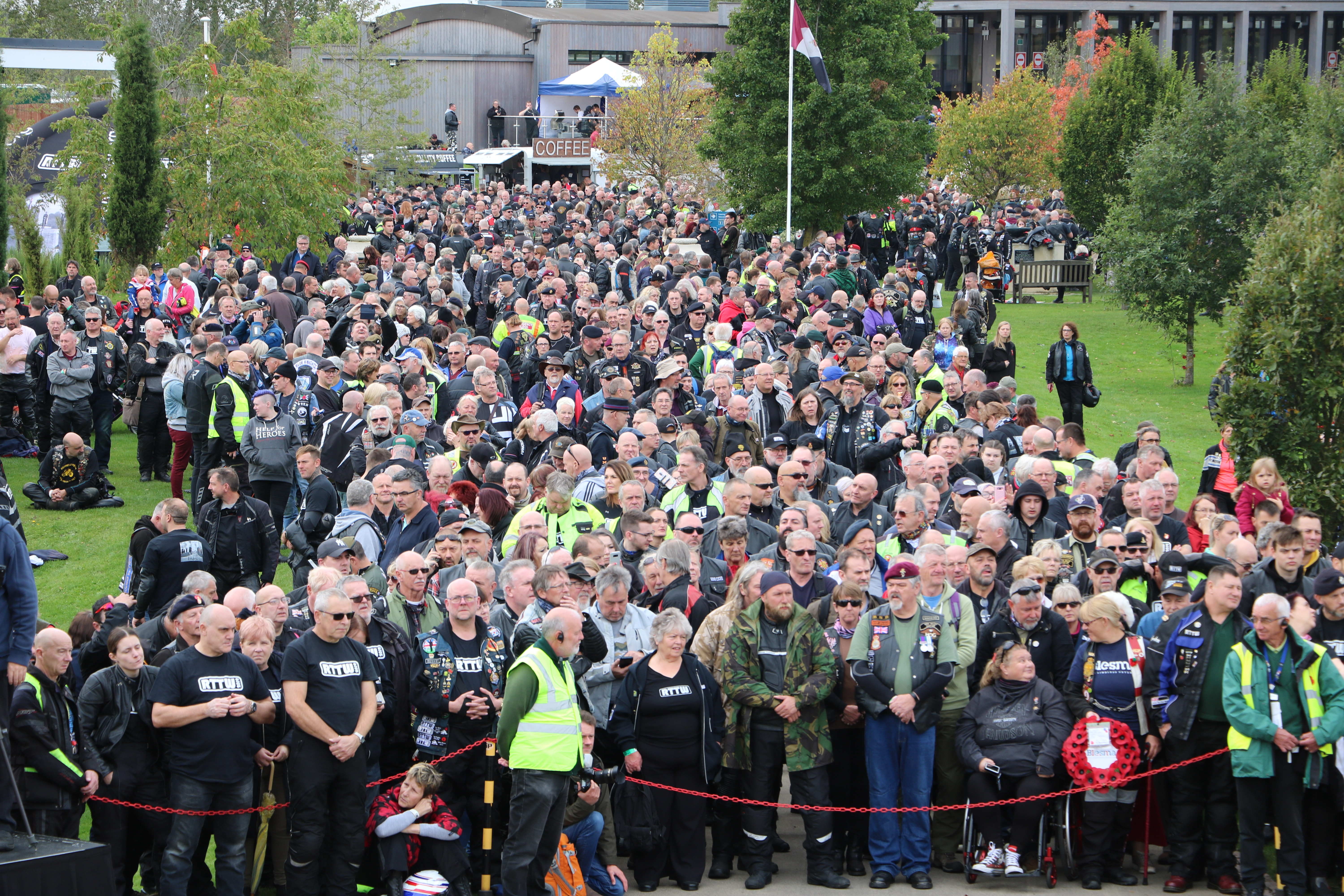 Riders during Ride to the Wall