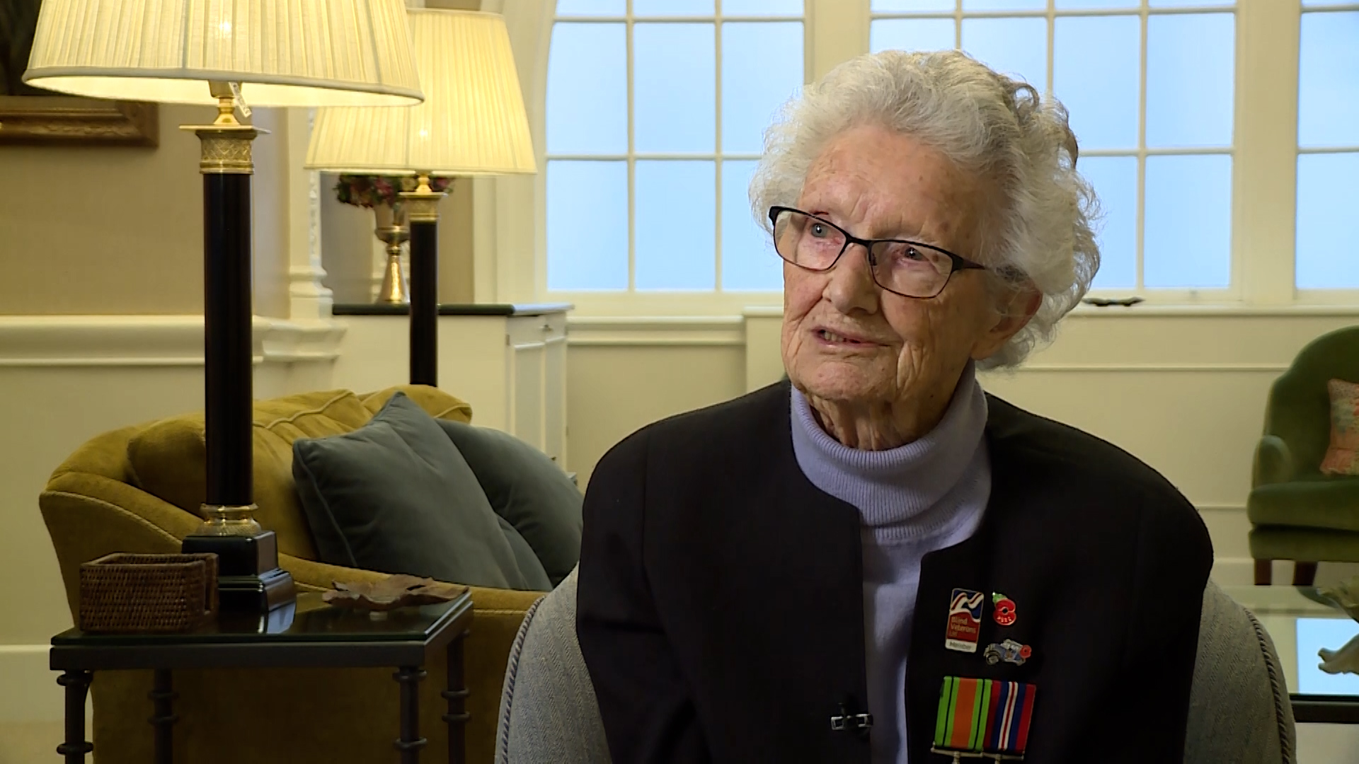 Robbie Hall Women's Royal Air Force veteran screengrab CREDIT BFBS