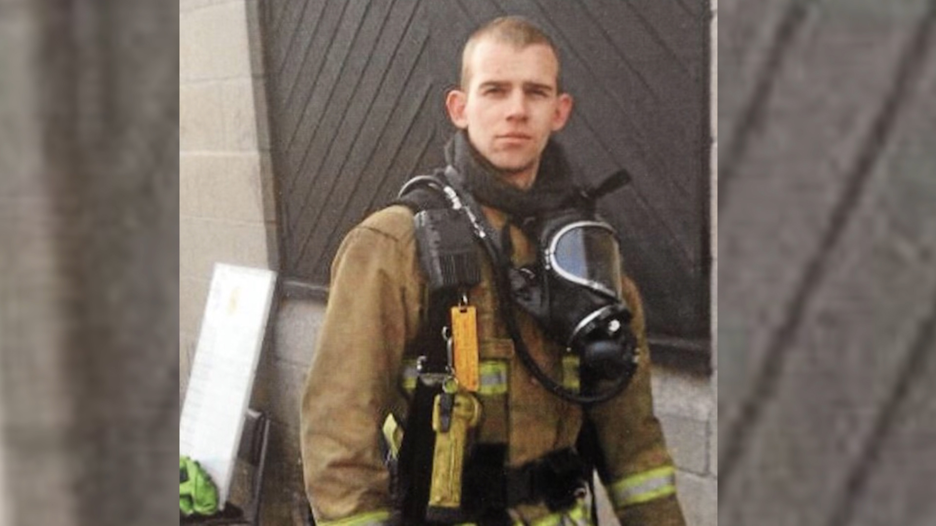 Robert Fleeting in firefighter uniform 160720 CREDIT family picture.jpg