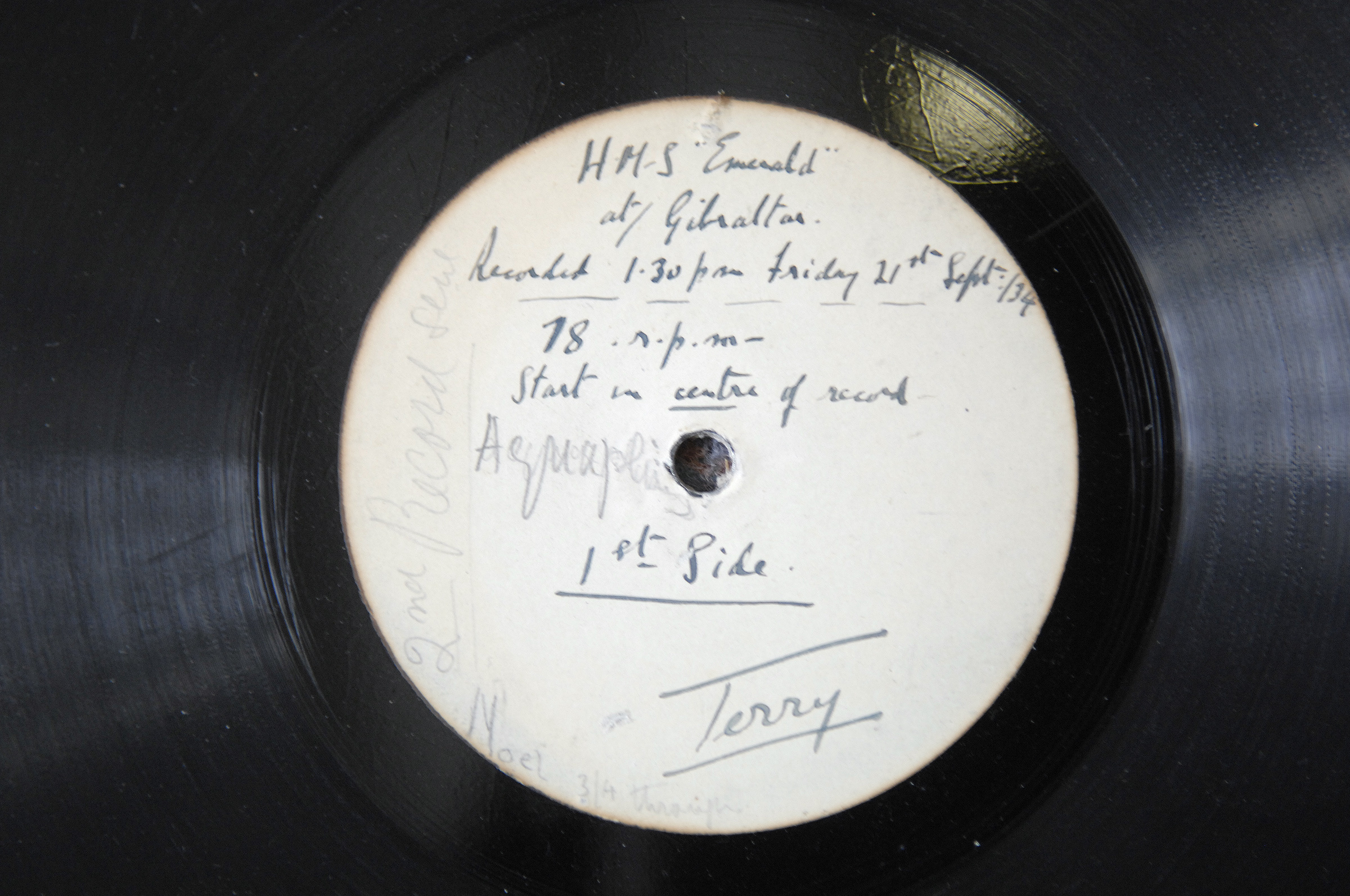 Robert Terence s vynils Grogan sailor on HMS Hood CREDIT SWNS