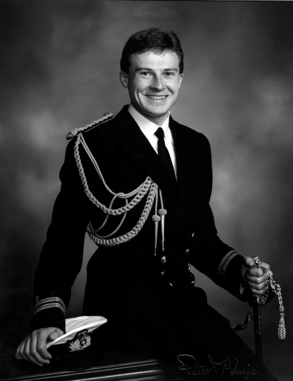 Rod Brown in his Royal Navy days