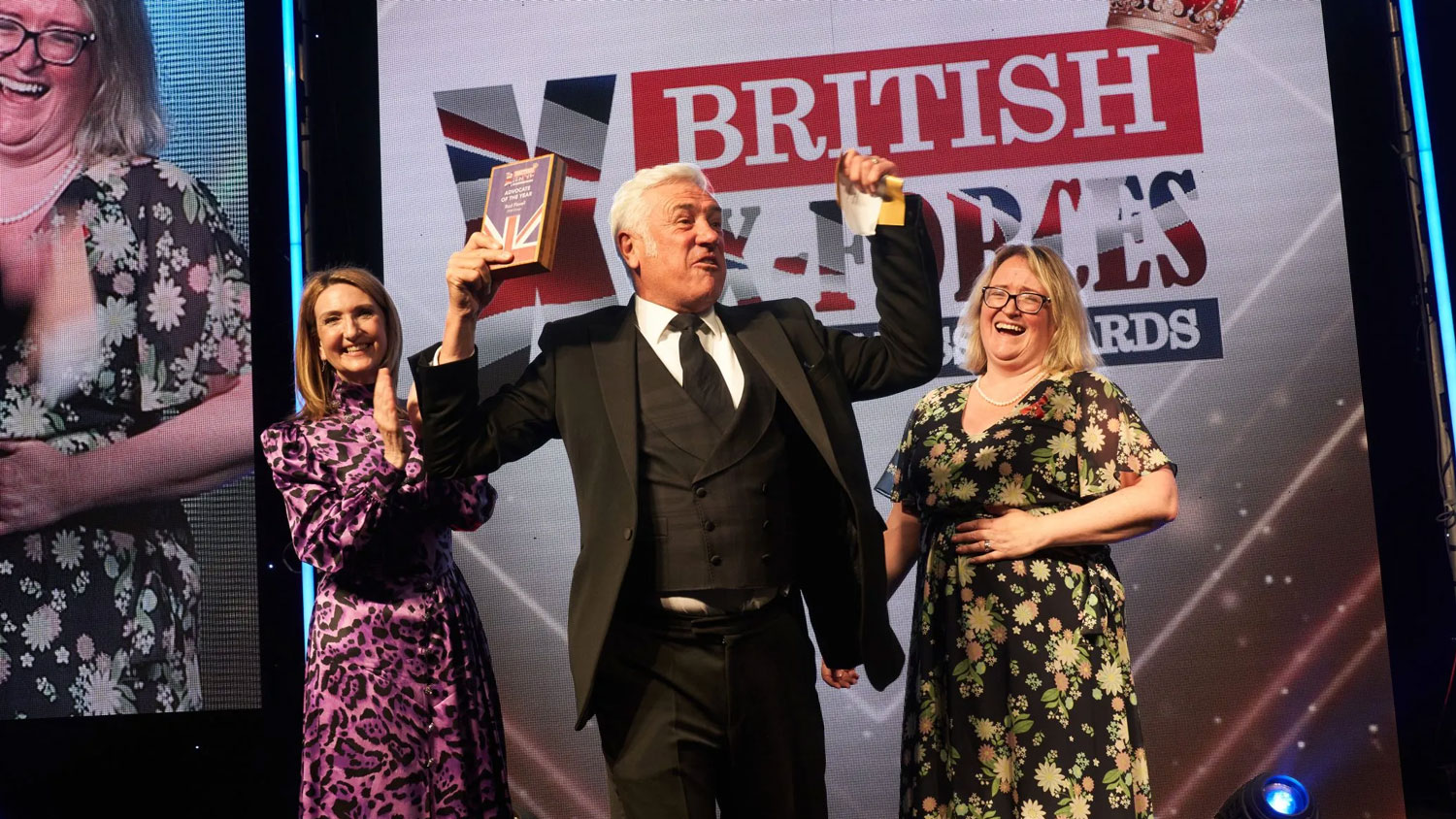Rod Flavell, FDM Group, won Advocate of the Year in 2024 CREDIT Forces in Business Awards