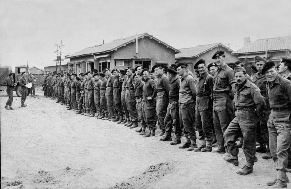 Roll call of survivors of the Gloucestershire Regiment after the Battle of Imjin River, 1951 CREDIT National Army Museum