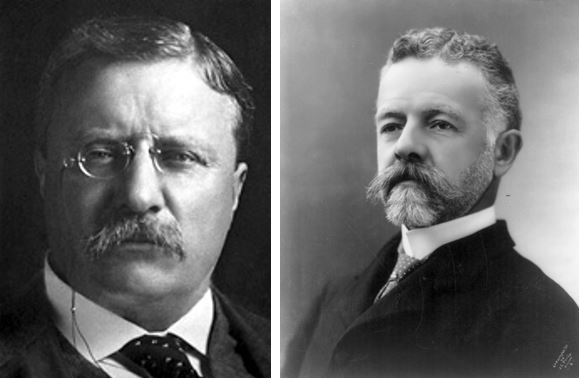 Roosevelt and his ally Henry Cabot Lodge