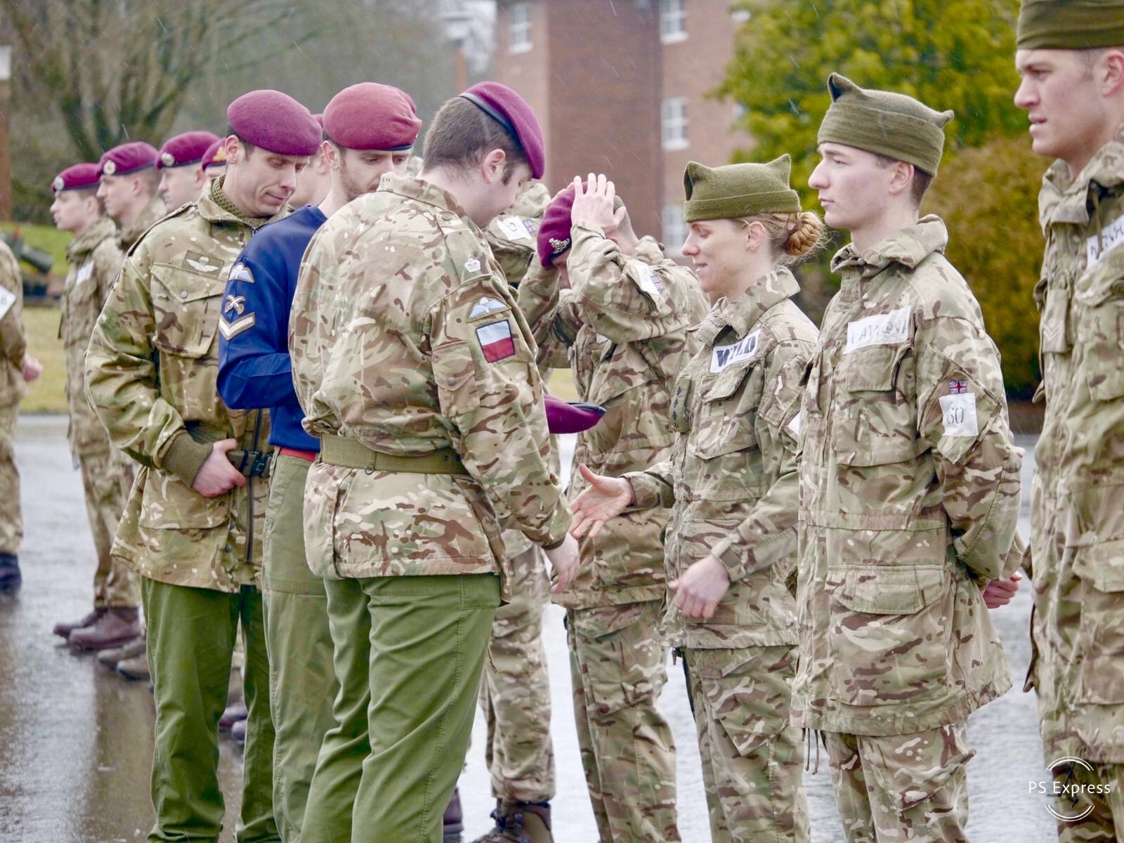Earlier this year, the British Army welcomed its first female paratrooper (Picture: MOD).